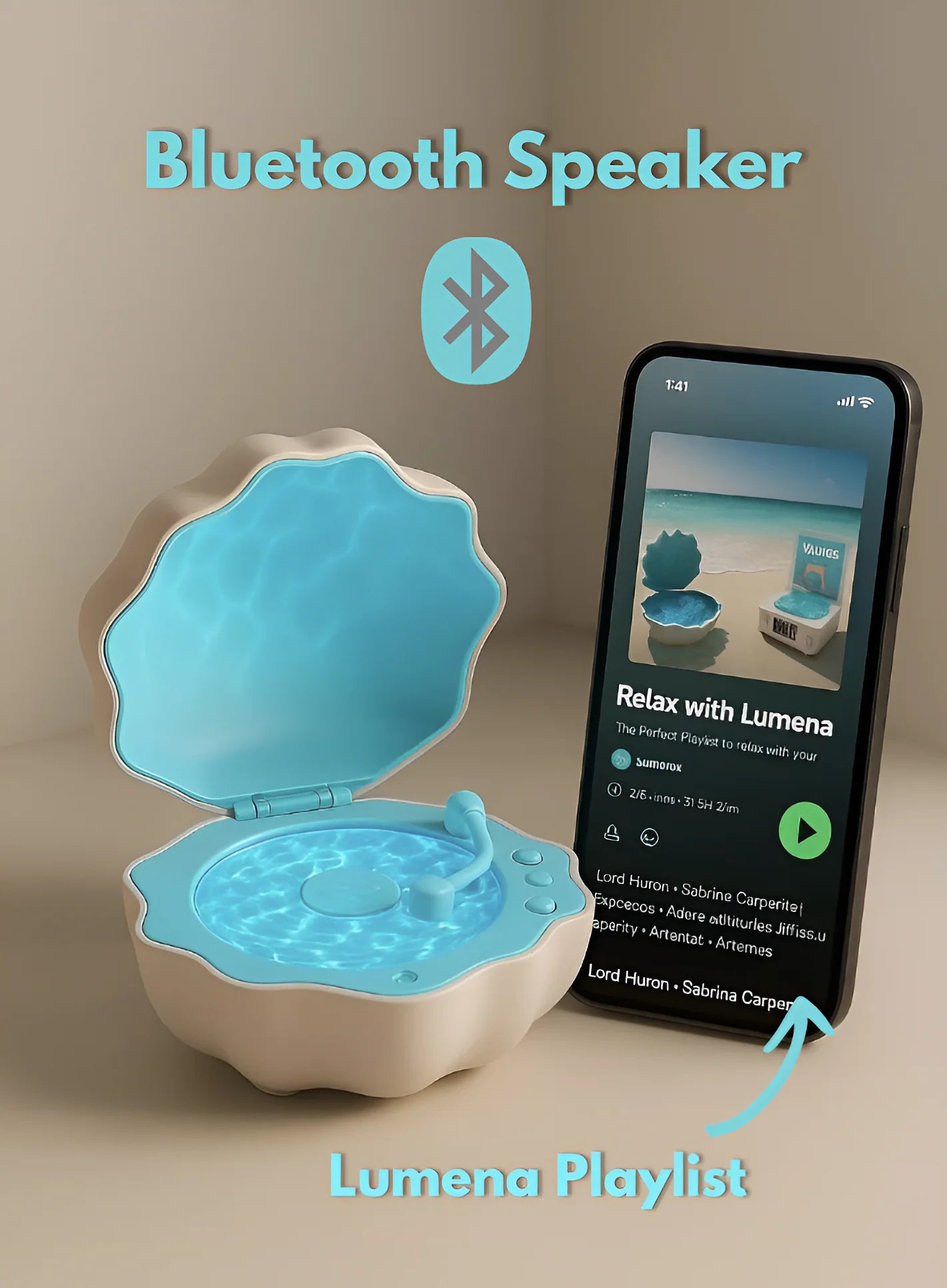 Bluora Shell Wave Speaker